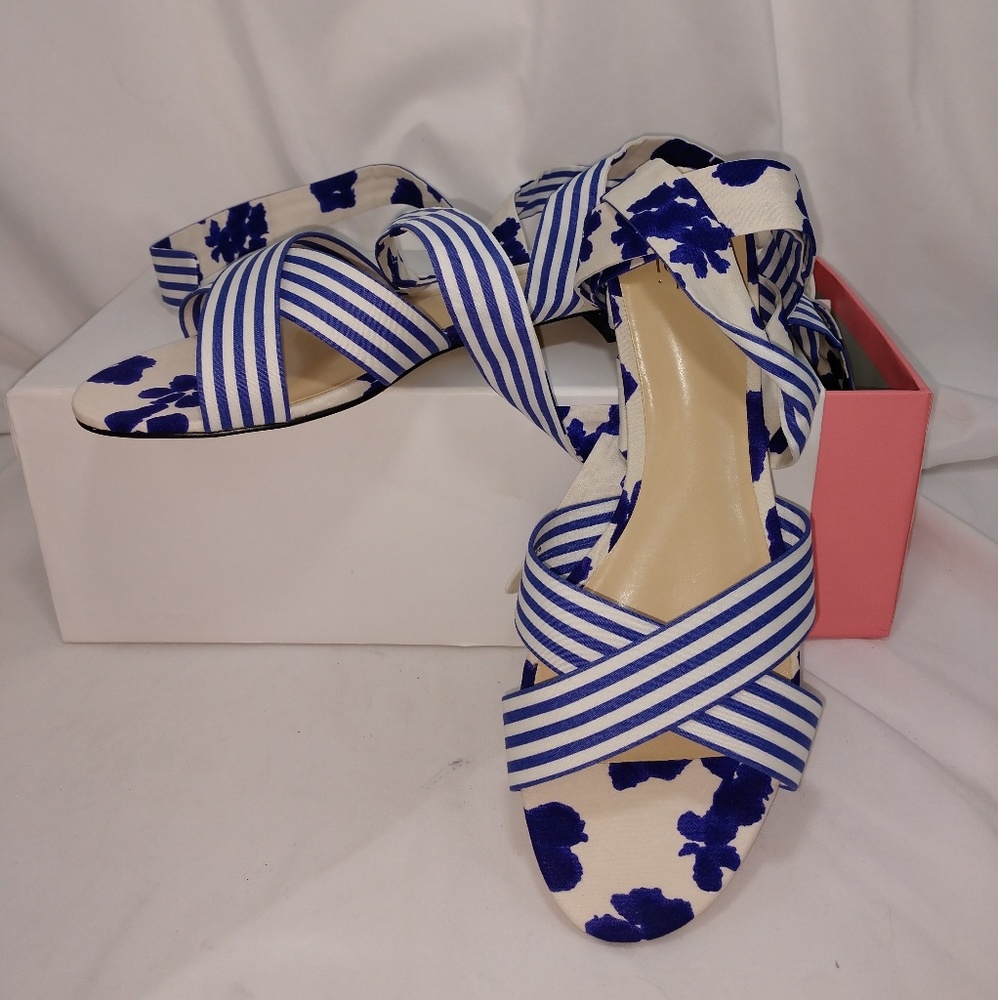 Cabi Watercolor Tied Up Sandals NIB Size 8